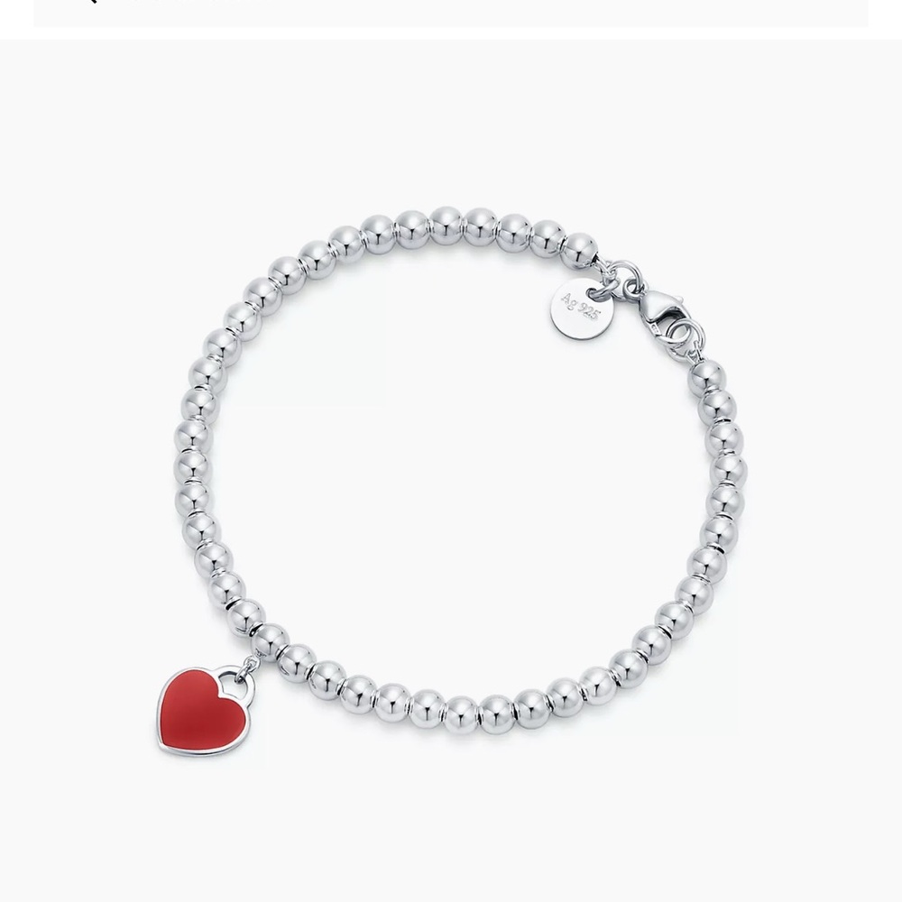 Silver Heart Charm Bracelet